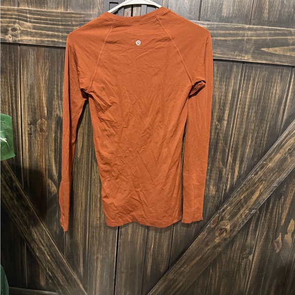 Rust Long Swiftly Tech Top - Picture 3 of 4